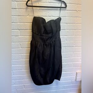 Viktor & Rolf Black Strapless Cocktail Dress Size 44 / 8US